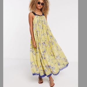 Free People Tropical toile Maxi Dress